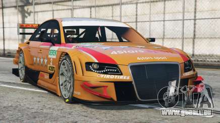 Audi A4 DTM Deep Saffron [Replace] pour GTA 5