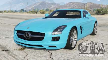 Mercedes-Benz SLS 63 AMG (C197) Bright Turquoise [Add-On] pour GTA 5