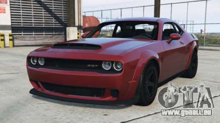 Dodge Challenger SRT Demon Cherrywood [Add-On] pour GTA 5