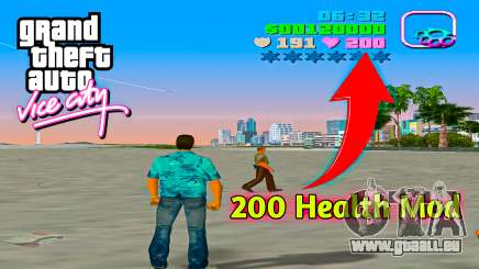 200 Mod Santé pour GTA Vice City