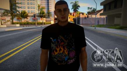 Man Black T-shirt pour GTA San Andreas