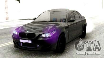 BMW M6 E60 Black pour GTA San Andreas