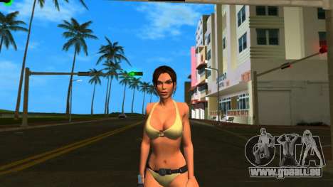 Lara Croft Yellow Bikini pour GTA Vice City