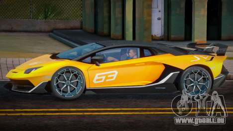 Lamborghini Aventador SVJ Yellow pour GTA San Andreas