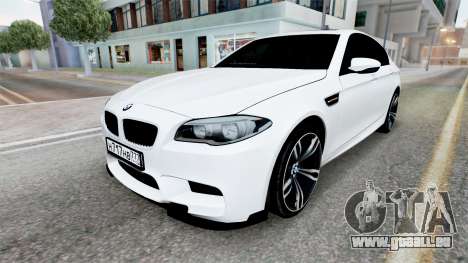 BMW M5 (F10) Gray Nurse pour GTA San Andreas