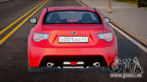 Subaru BRZ Red pour GTA San Andreas