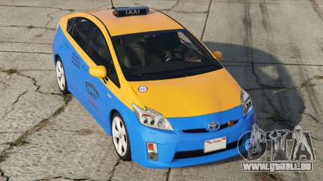 Toyota Prius Taxi (ZVW30) Vivid Cerulean