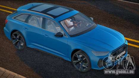 Audi RS6 Blue pour GTA San Andreas