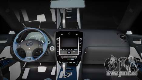 Lexus IS F Blue für GTA San Andreas