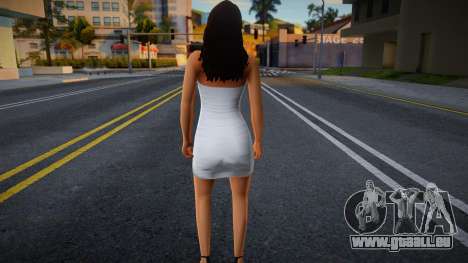 Girl White Dress für GTA San Andreas
