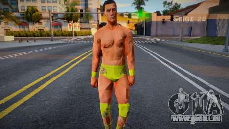 Alberto Del Rio Dark Yellow Attire pour GTA San Andreas