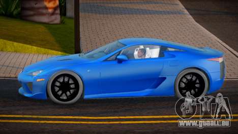 Lexus LFA Blue für GTA San Andreas