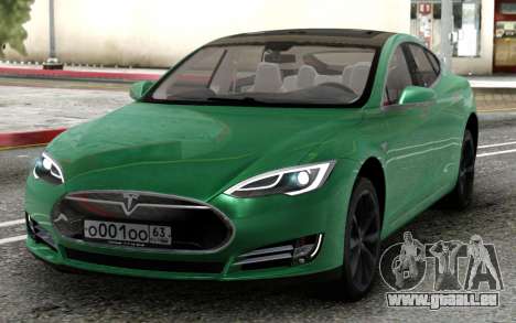 Tesla Model S Green pour GTA San Andreas