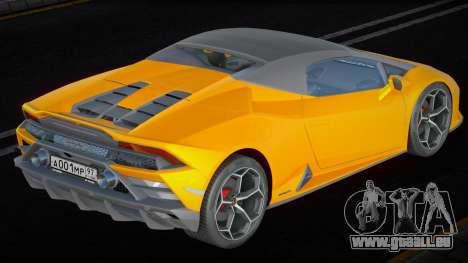 Lamborghini Huracan Evo Spyder 2019 pour GTA San Andreas