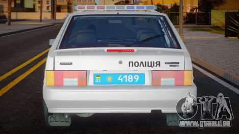 Vaz 2114 Police Ukraine pour GTA San Andreas