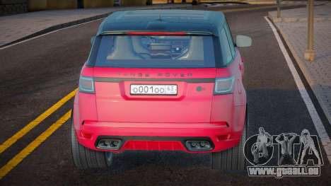 Range Rover Sport SVR Red für GTA San Andreas