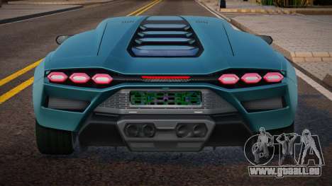 Lamborghini Countach 2022 EV für GTA San Andreas