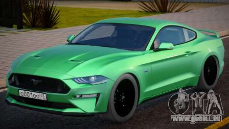 Ford Mustang GT Green pour GTA San Andreas