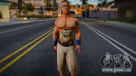 John Cena Blue Wristband and WWE Belt pour GTA San Andreas