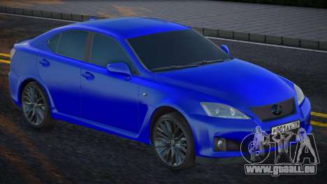 Lexus IS F Blue für GTA San Andreas