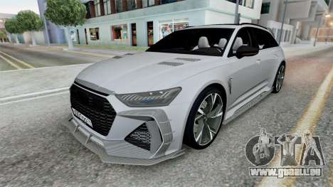 Audi RS 6 Avant (C8) French Gray für GTA San Andreas
