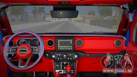 Jeep Gladiator Rubicon 2021 Blue pour GTA San Andreas