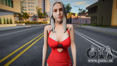 Eva Elfi im Kleid für GTA San Andreas