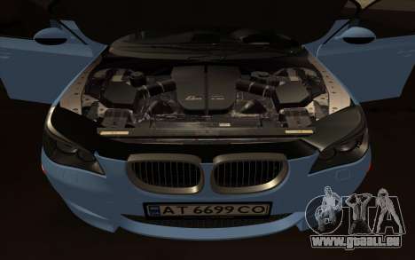 BMW M5 E60 Double Exhaust pour GTA San Andreas