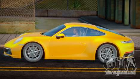 Porsche 911 Carrera S Yellow für GTA San Andreas
