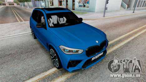 BMW X5 M Competition (F95) 2020 Bahama Blue für GTA San Andreas