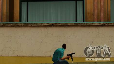 GTA V Vom Feuer Machine Pistol Long pour GTA Vice City