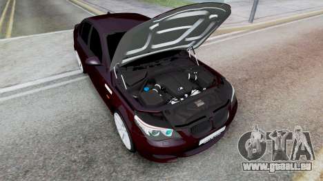BMW M5 (E60) Blackcurrant pour GTA San Andreas