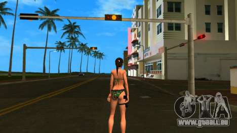 Lara Croft Camo Bikini pour GTA Vice City