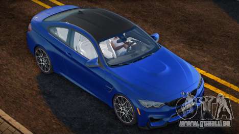 BMW M4 F82 Blue für GTA San Andreas