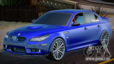 BMW M5 E60 Blue 1 pour GTA San Andreas
