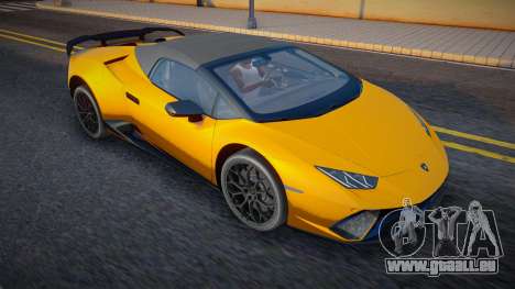 Lamborghini Huracan Spyder Yellow für GTA San Andreas