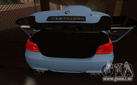 BMW M5 E60 Double Exhaust pour GTA San Andreas