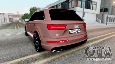 Audi Q7 (4M) 2016 pour GTA San Andreas