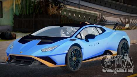 Lamborghini Huracan STO 2021 Blue für GTA San Andreas