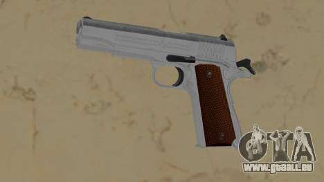 1911 silver with wood grips für GTA Vice City