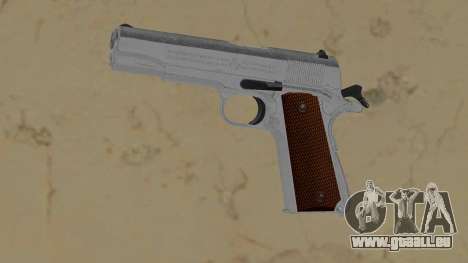 1911 silver with wood grips pour GTA Vice City