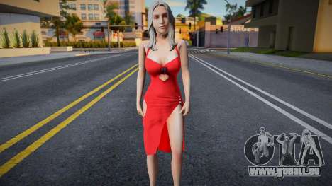 Eva Elfi im Kleid für GTA San Andreas