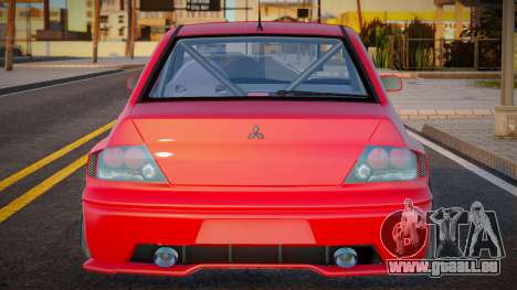 Mitsubishi Lancer Evolution Red pour GTA San Andreas