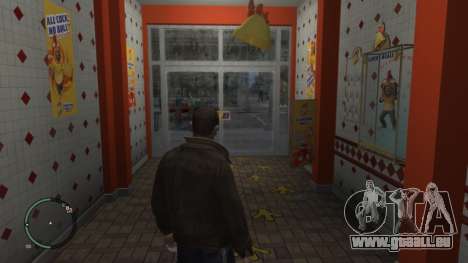 Real Cluckin Bell Interior In Northwood Base pour GTA 4