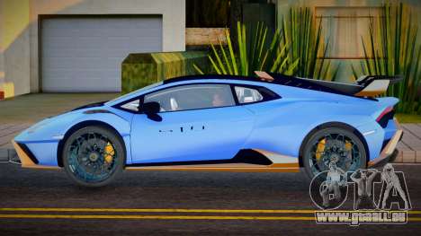 Lamborghini Huracan STO 2021 Blue für GTA San Andreas