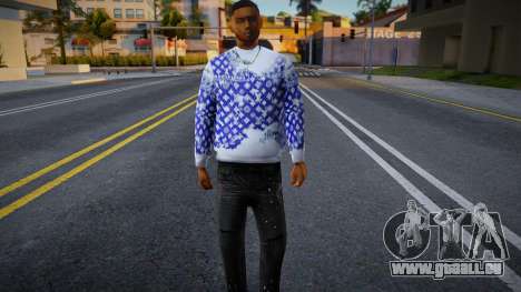 Skin white outfit man pour GTA San Andreas