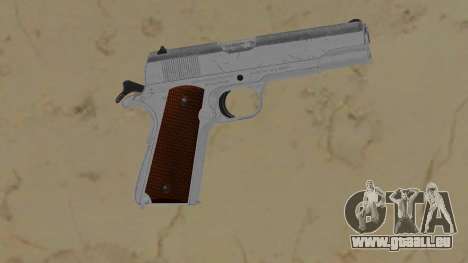 1911 silver with wood grips pour GTA Vice City