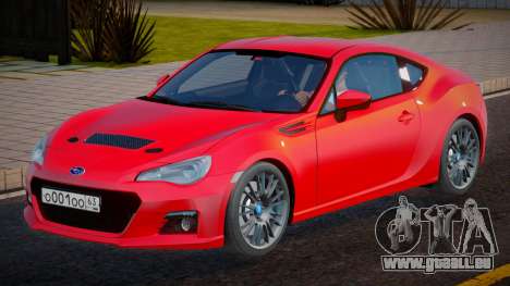 Subaru BRZ Red pour GTA San Andreas