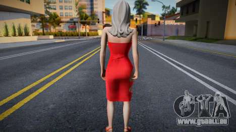 Eva Elfi im Kleid für GTA San Andreas