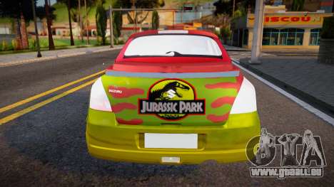 Jurassic Park Suzuki Swift Dzire pour GTA San Andreas